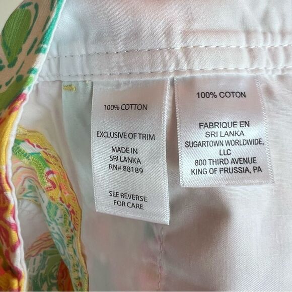 Lilly Pulitzer walsh shorts Pop goes the Lemur size 000 - Picture 6 of 6